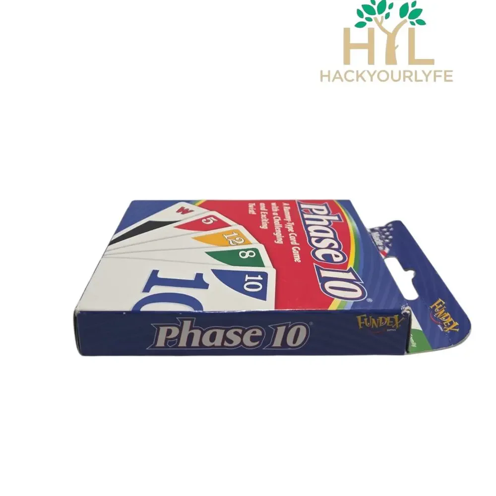 VINTAGE 1998 FUNDEX PHASE 10 CARD GAME FACTORY SEALED NEW RETRO FAMILY NIGHT